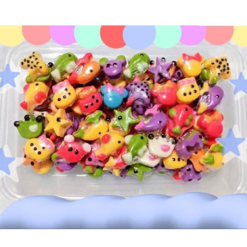 

cokelat karakter ikan laut isi 120 + 5 picis