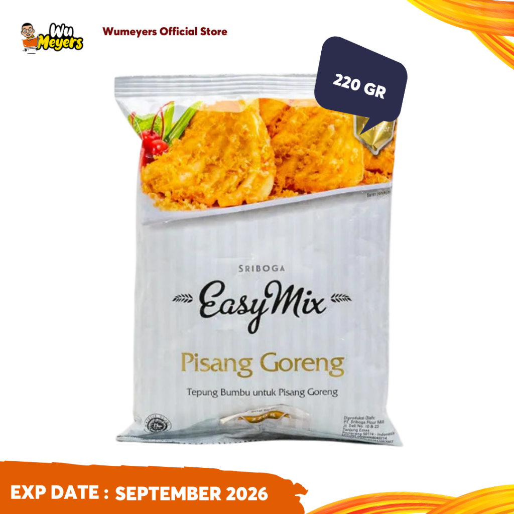 

Tepung Easymix Pisang Goreng 220gr Sriboga
