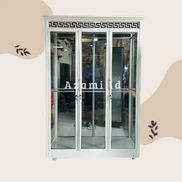 Lemari baju / Lemari gantung aluminium / Lemari gamis / Lemari kaca