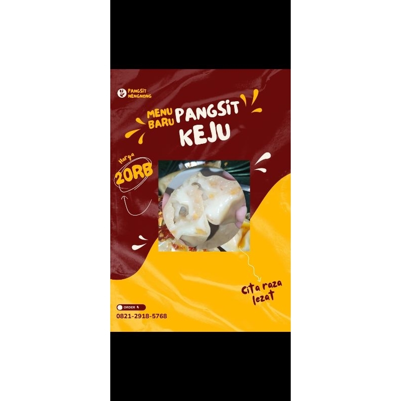 

pangsit nengnong keju