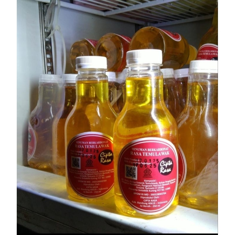 

minuman temulawak cipta rasa 1 botol / pembelian 1 krat