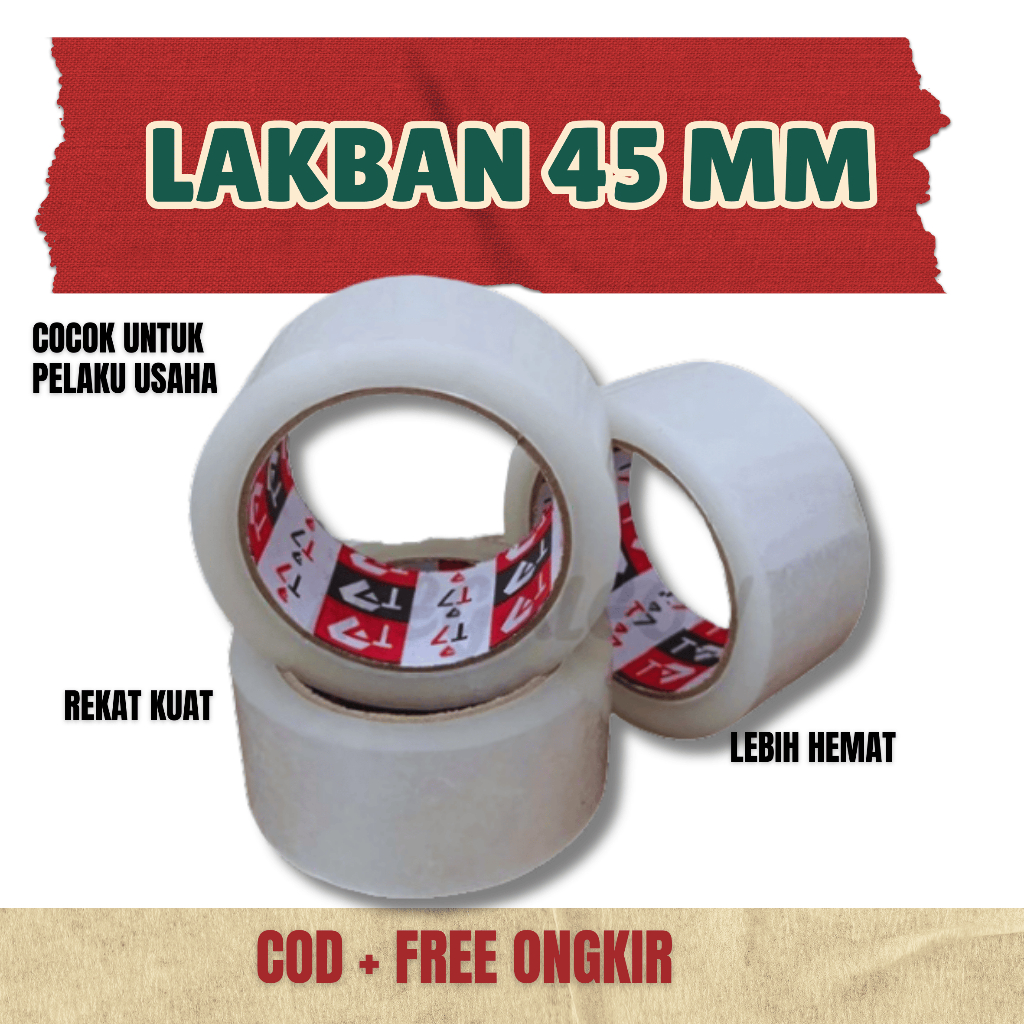 

LAKBAN BENING / COKELAT 45MM X 100YARD - SUPER LENGKET & EKONOMIS - LAKBAN BENING 100 YARD | LAKBAN COKELAT MURAH SUPER LENGKET