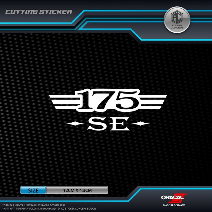 Sticker Cutting Kawasaki W 175 Se w175se Stiker Body Motor