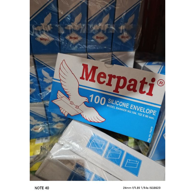 

( 1 pak isi 100 pcs ) amplop tanggung merpati 125x90mm