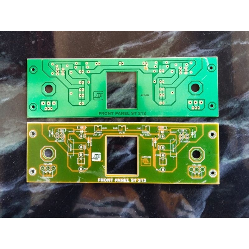 PCB Front Panel Stulous Series Panel Depan Box ST 212 Power Amplifier
