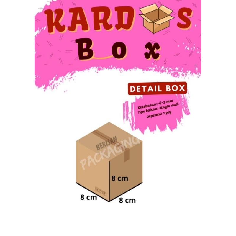 

KARDUS PACKING MURAH UKURAN 8X8X8