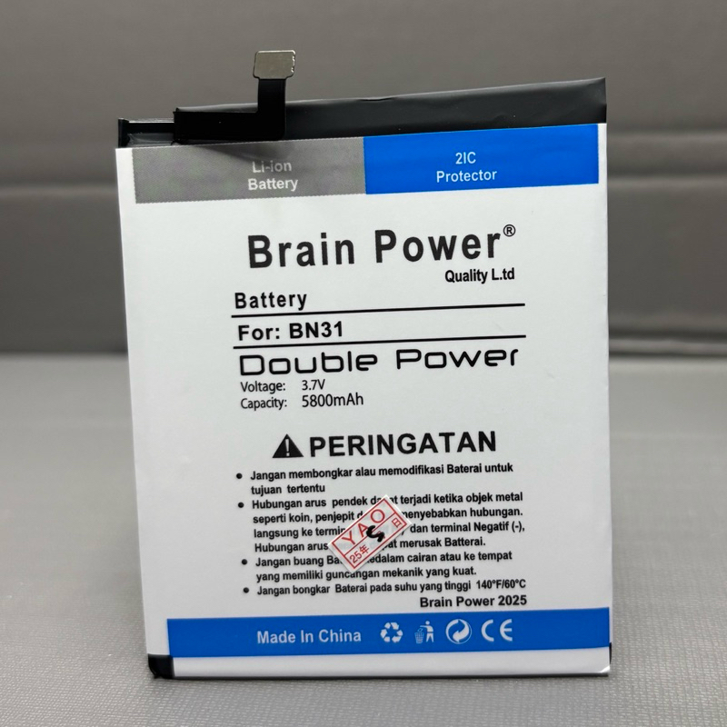 COD BATRE BATRE BATREI / BRAIN POWER / XIAOMI BN 31 / S2 / REDMI 5A / NOTE 5A / MI A1 / BATRE BATRE