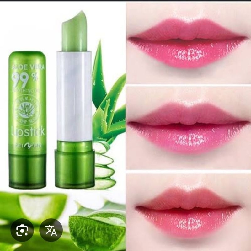 BELI 1 GRATIS 1 LIP BALM VASELINE DAN ALOE VERA 99% - LIPBALM ALOEVERA - Lipbalm Pelembab Bibir