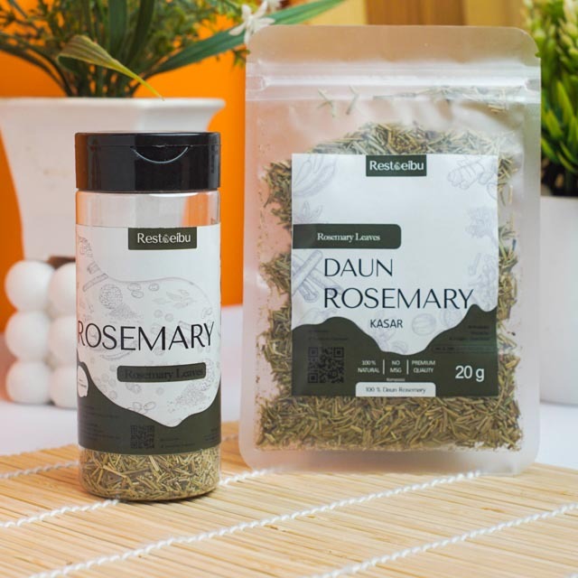 

RESTOEIBU Daun Rosemary - Rosemary Leaves Powder Bumbu Dapur Rempah