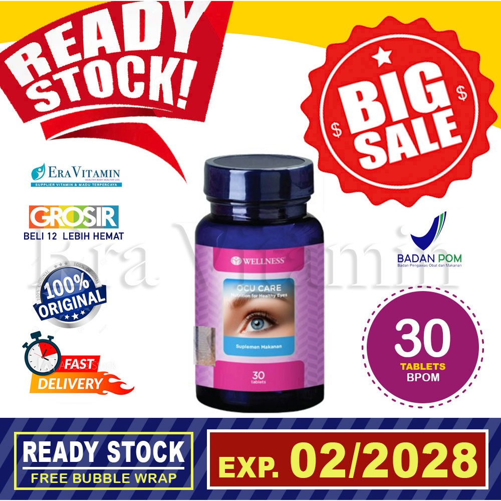 Wellness Ocu care Vitamin Mata Eyevite 30 kapsul ocucare