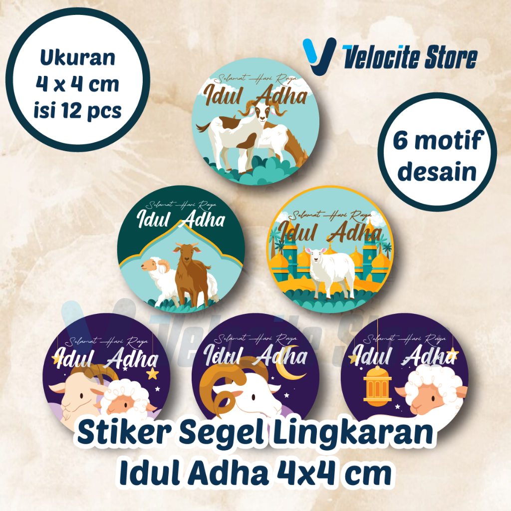 

Stiker Segel Lingkaran Idul Adha 4x4 cm Isi 12 Pcs