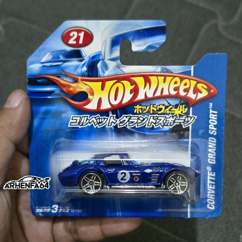 Hotwheels Corvette Grand Sport Short Card Japan Card
