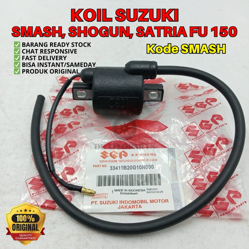 SMASH KOIL SMASH ORIGINAL SUZUKI, KOIL ORIGINAL SHOGUN, KOIL ORIGINAL SUZUKI SMASH, KOIL ORI SMASH, 