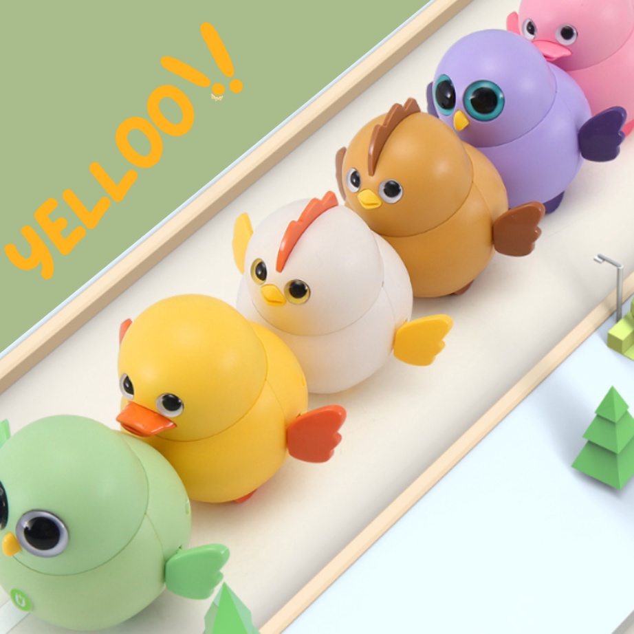 Yelloo Mainan Anak Wobble Duck Swing Squad Preschool Magnetic Toy Bebek Viral Tiktok