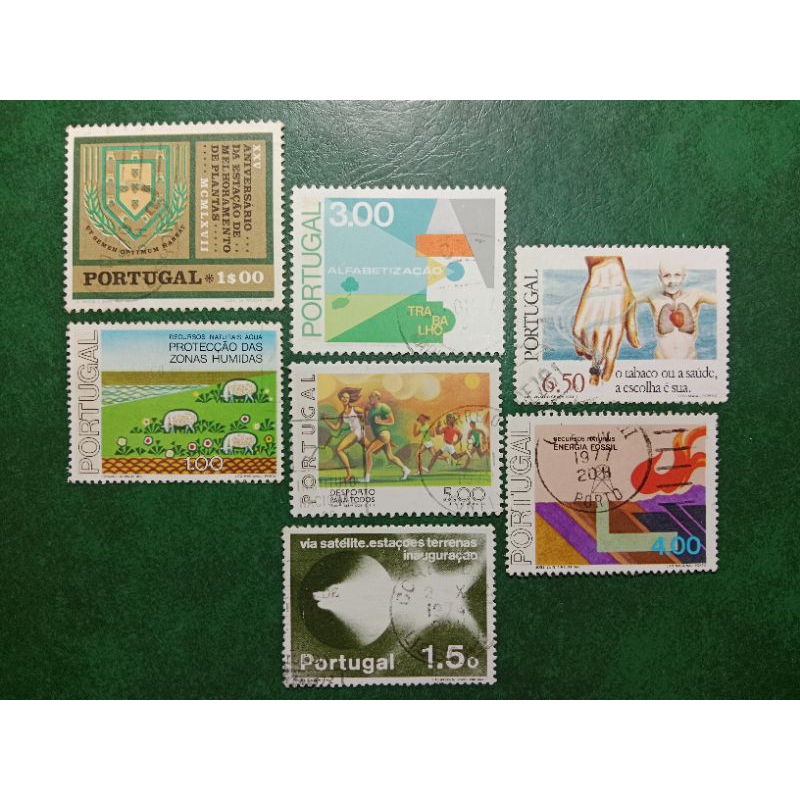 

Prangko Portugal 7 pcs Campur USED