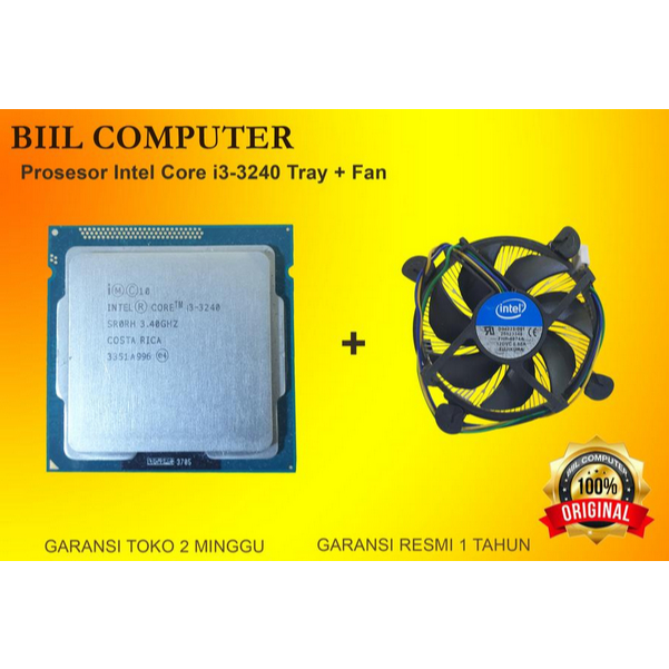 Prosesor Intel Core i3-3240 Tray + Fan