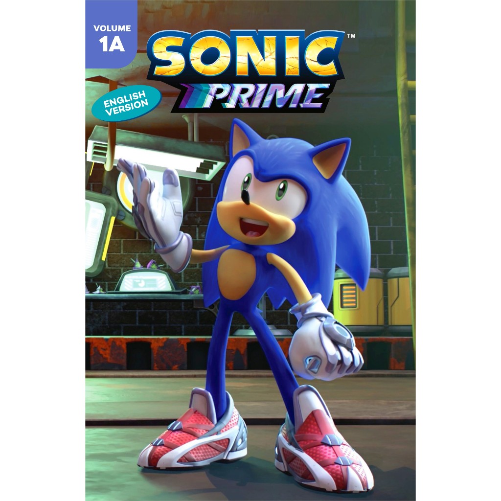 Komik Sonic Prime - volume 1A - edisi bahasa Inggris - buku comic seri aksi petualangan Sonic the he