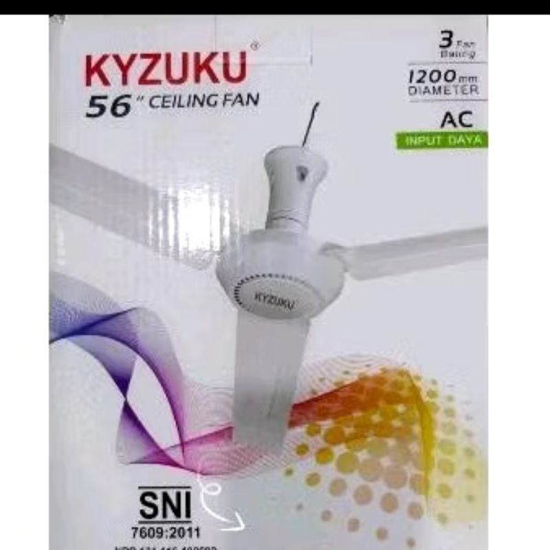Kipas Angin Gantung Plafon KYZUKU 50 Watt Jumbo