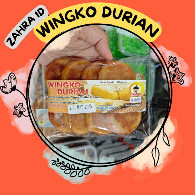 

300GR WINGKO BASAH DURIAN / ORIGINAL EXP 12HARI (dikirim yang terbaru)