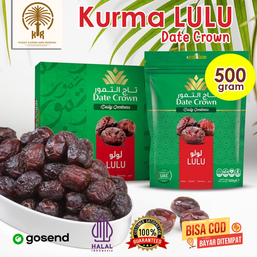 

Kurma Date Crown Lulu 500 gr BOX
