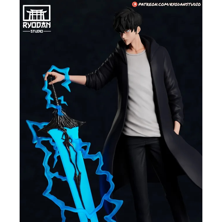 Sung Jinwoo Solo Leveling Figure Statue Full Resin
