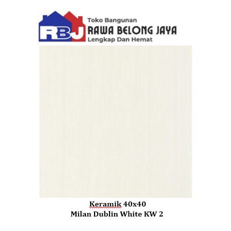 Keramik 40x40 Milan Dublin White KW2 / Keramik Lantai 40x40 Milan Dublin White KW2
