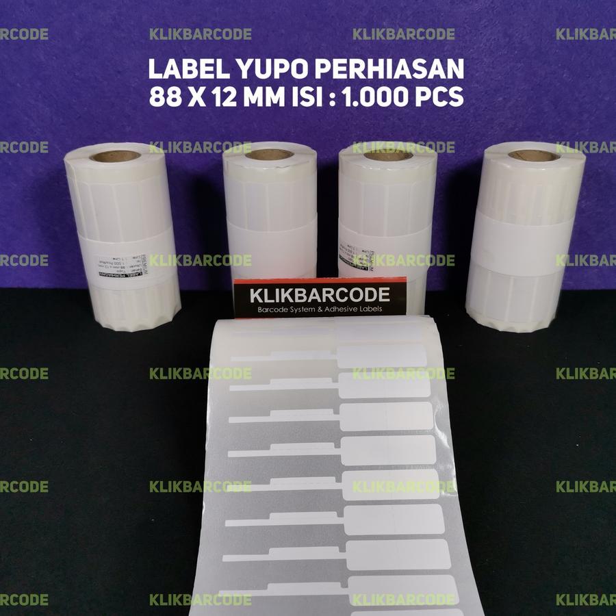 

Ready Sticker Label Yupo 80x12 mm 1 Line 1.000 pcs Perhiasan Jewellery