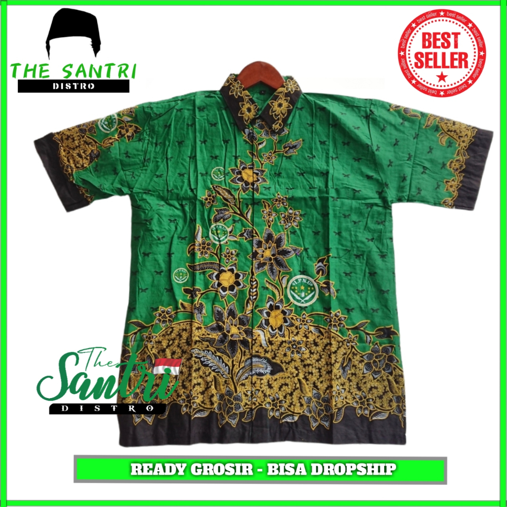 [PROMO MURAH 105RB 2PCS] Baju Batik IPPNU IPNU / Batik Lengan Panjang / Baju Batik Nasional IPNU IPP