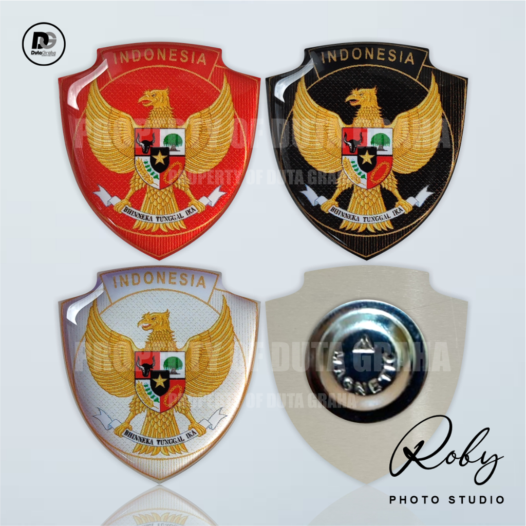 [PIN RESIN] LOGO TIMNAS INDONESIA 2024 MAGNET PENITI Pin Bros Aksesoris Souvenir MERAH PUTIH GARUDA 