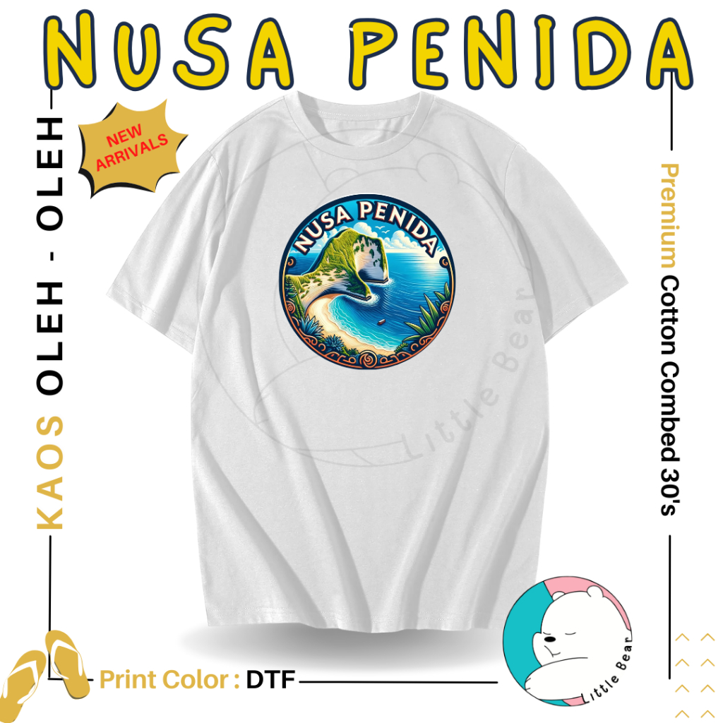 kaos Souvenir Nusa Penida , Baju Oleh-Oleh Negara Type 3