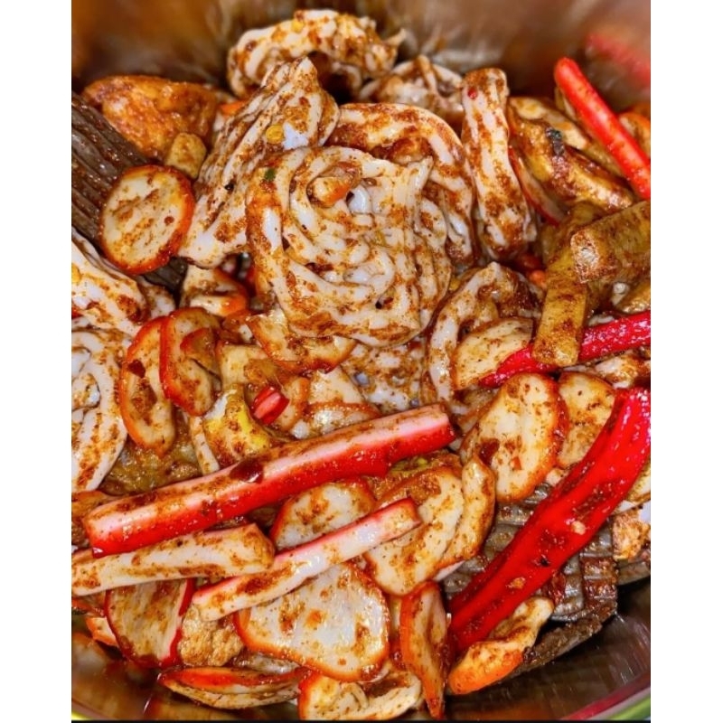 

Seblak mix / Seblak campur / Seblak pedas daun jeruk Kemasan 500g 1kg