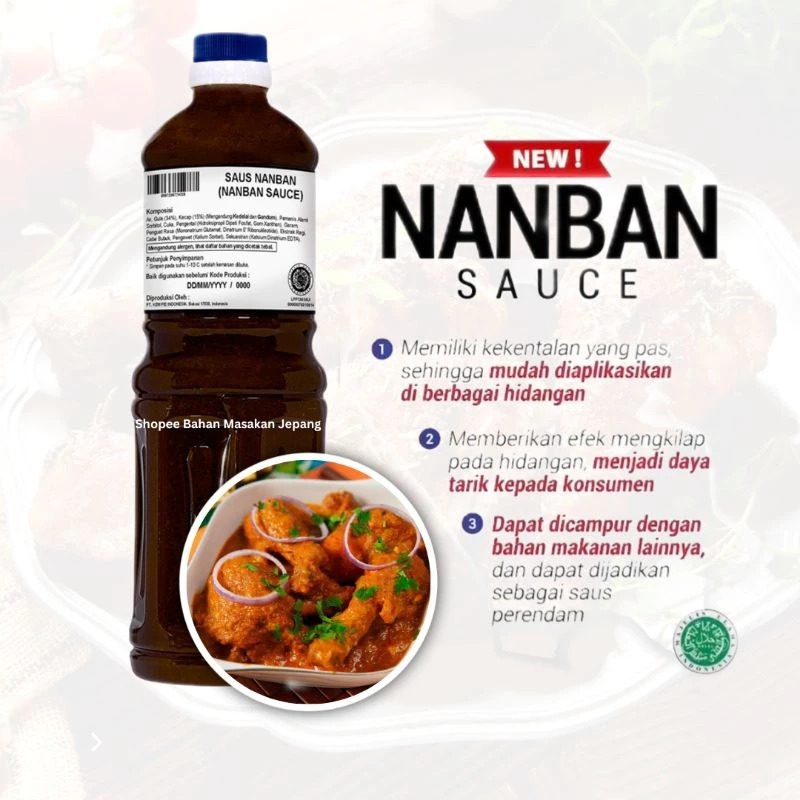 

KEWPIE Nanban Sauce 1,2 kg saus nanban Chicken Ayam Goreng NANBAN HALAL