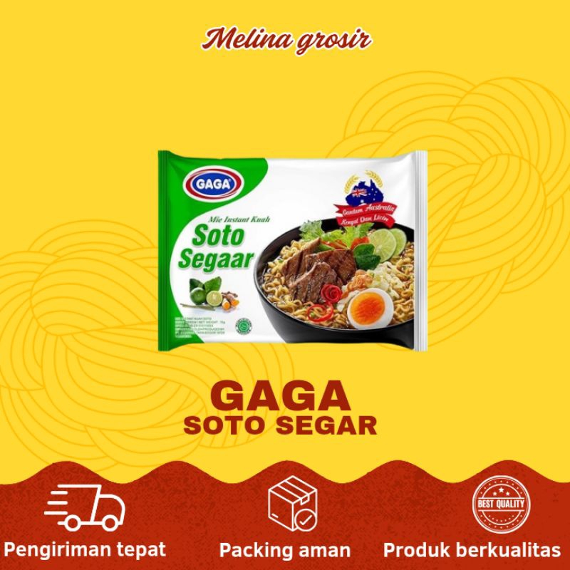

(Karton) Gaga mie soto segar 70gr isi 40