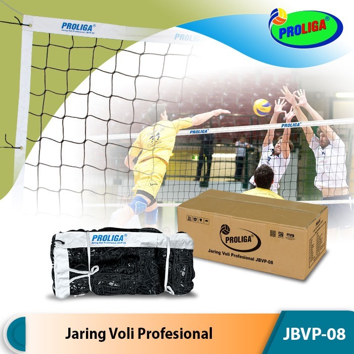 PROLIGA Jaring Voli Profesional JBVP-08 Net Voli Profesional