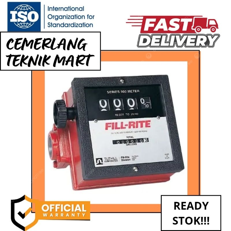 FLOW METER FILL RITE 2 INCH 4 DIGIT FLOW METER FILL-RITE DN 50 2 INCH
