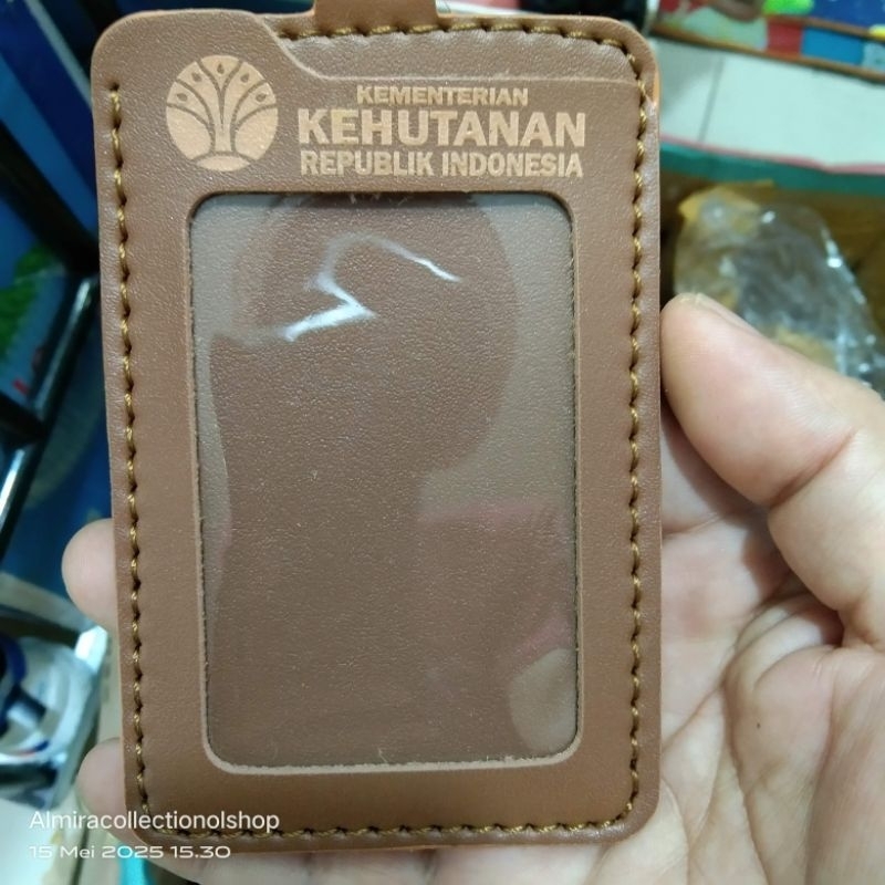 

ATH nametag holder Kemenhut casing id card kementerian kehutanan casing id card terbaru Kemenhut