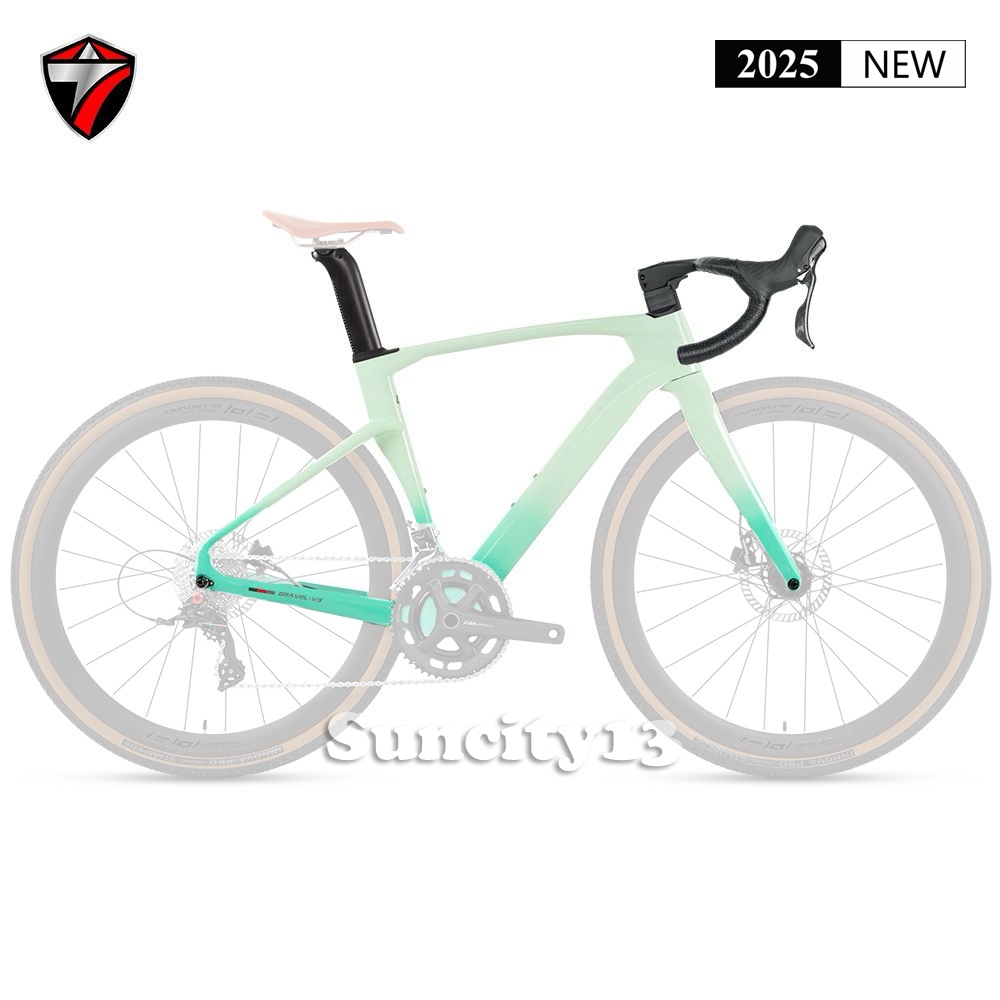 Frame Twitter Gravel V3 Carbon Disc Brake Frame Gravel Frame Set