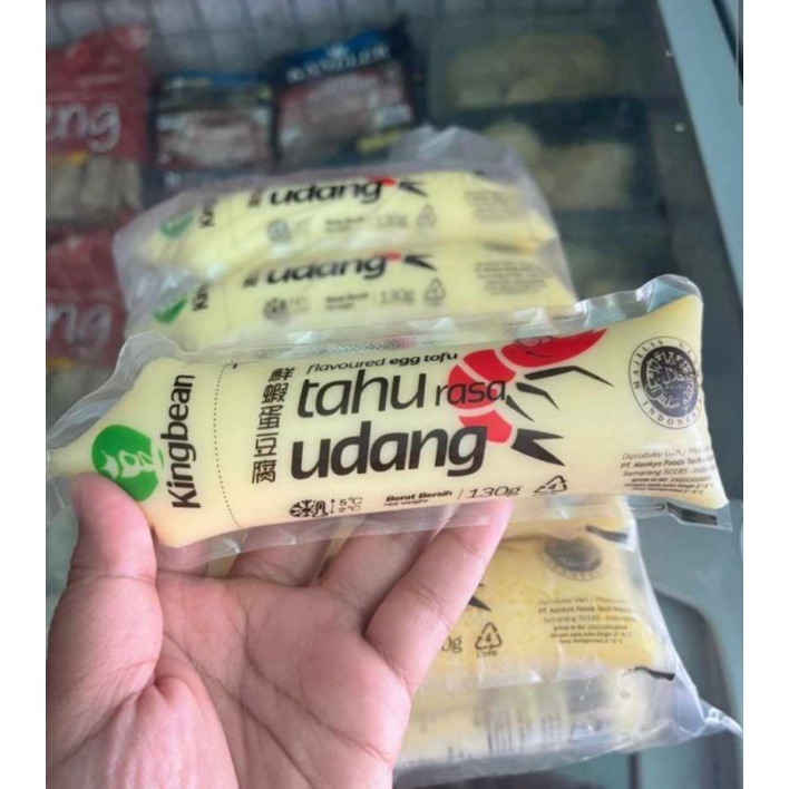 

Tahu Tofu telur rasa udang 130gr
