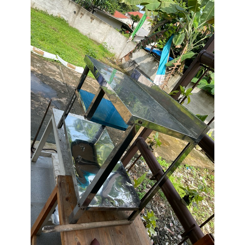 meja stainless dapur bekas mulus