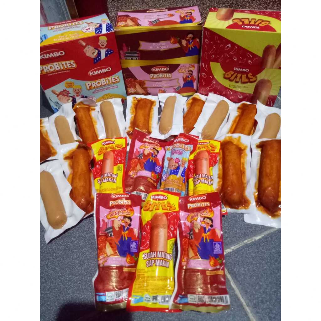 

kimbo sosis probites siap makan 1 Box ( 12 x60gr )