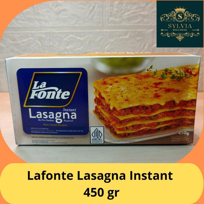 

Lafonte Lasagna Pasta Instant 450 gr