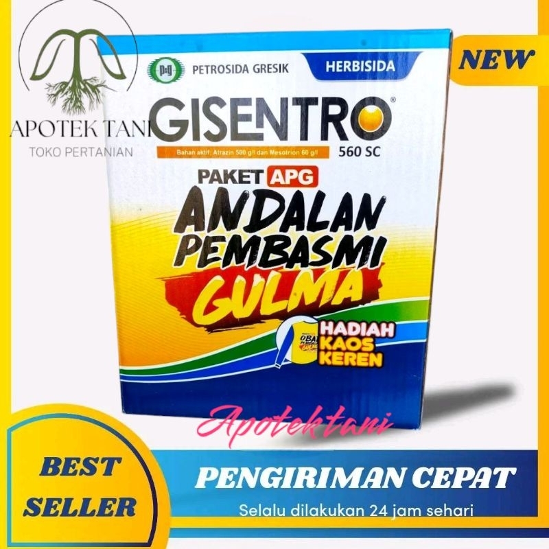 herbisida GISENTRO 1 liter gisentro 500ml gisentro 250ml  / gisentro 560SC herbisida selektif pra tu