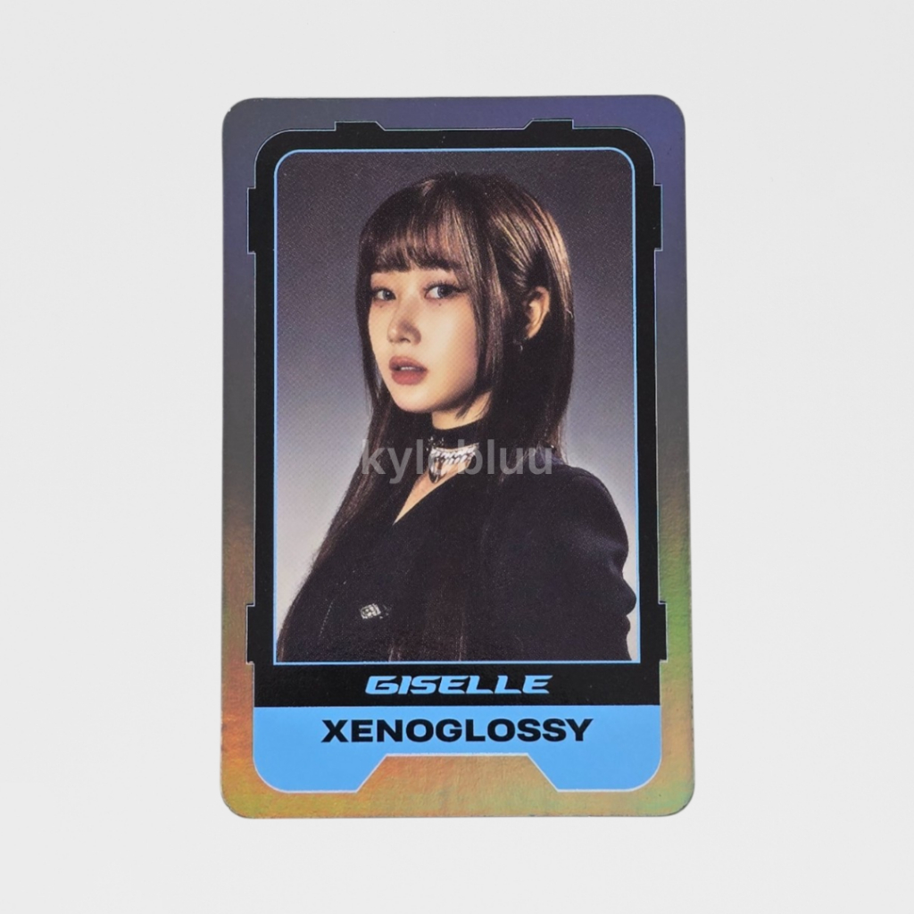 [READY] PHOTOCARD PC OFFICIAL AESPA GISELLE ALBUM GIRLS KWANGYA CHARACTER CARD XENOGLOSSY