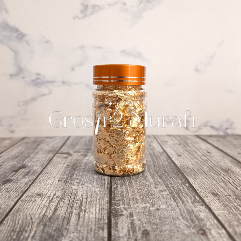 

EDIBLE GOLD LEAF/EDIBLE GOLD BISA DIMAKAN