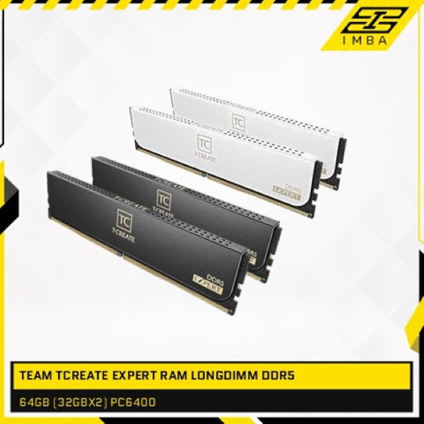 TEAM TCREATE EXPERT RAM LONGDIMM DDR5 64GB (32GBX2) PC6400