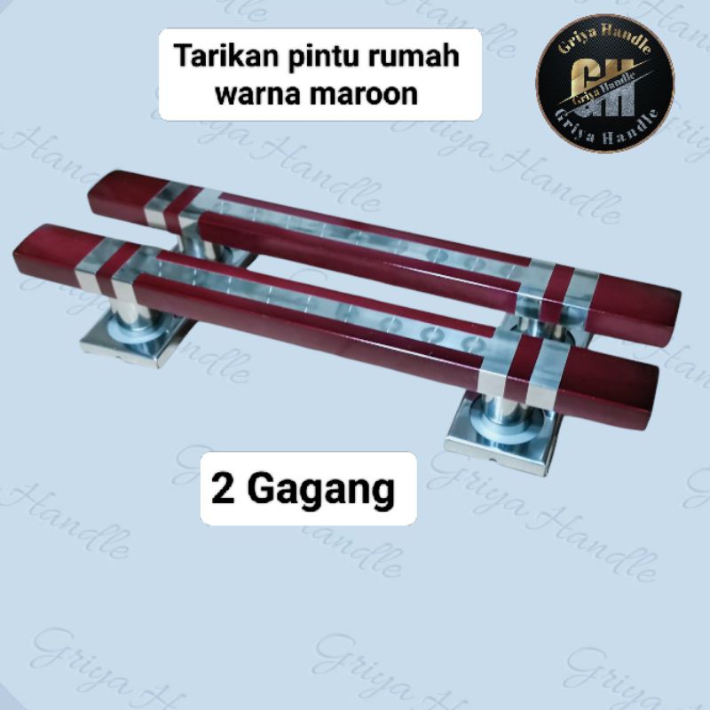 (2biji) Handle pintu rumah mewah kotak Grafir bisa bayar ditempat/Gagang pintu kamar set kunci/Tarik