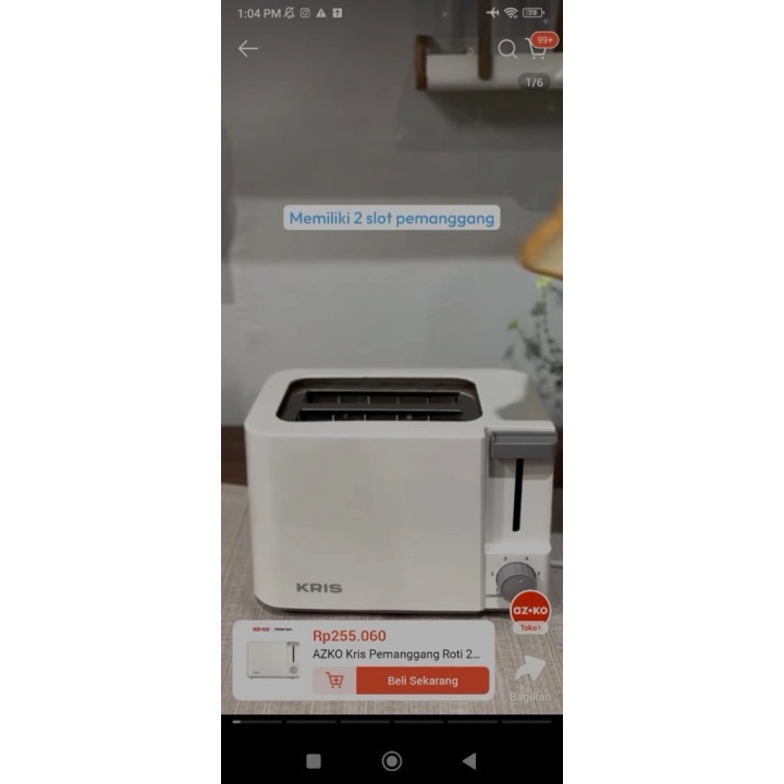 Toaster Pemanggang Roti