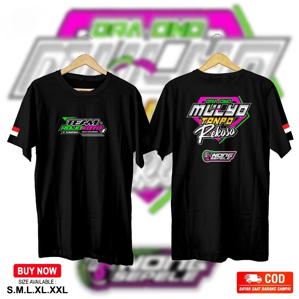 KAOS TEAM ROJOKOYO KAOS DISTRO TEAM ROJOKOYO KAOS PRIA WANITA