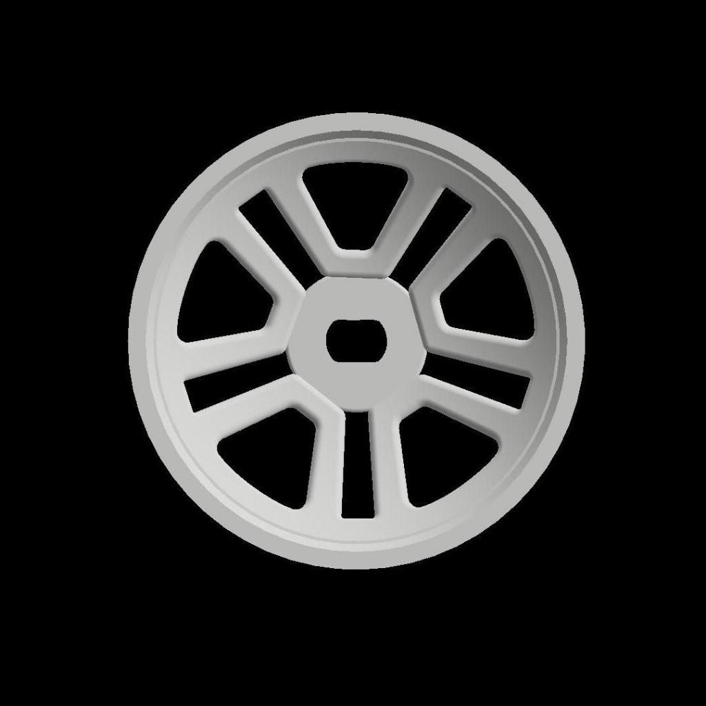 Velg JMG Starion 22mm offset 2mm untuk K989 K969 Mini Z Xmods dll bahan RESIN 3D Print, detil. Rims 