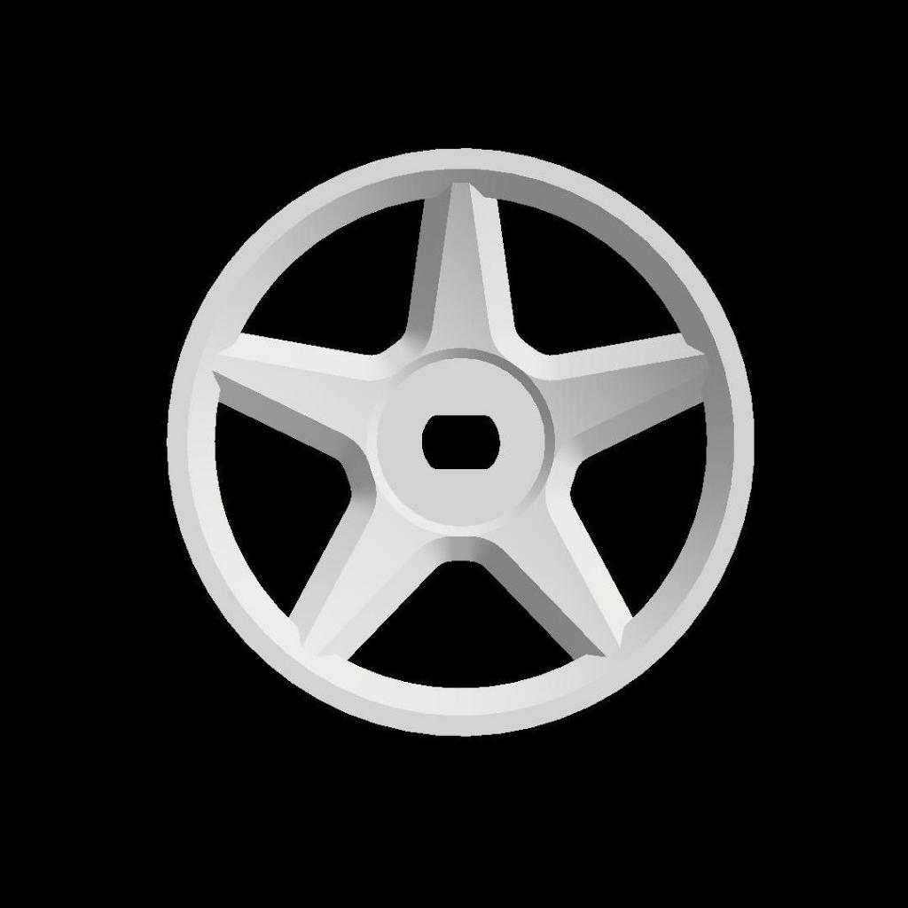 Velg JMG Starry 22mm offset 2mm untuk K989 K969 Mini Z Xmods dll bahan RESIN 3D Print, detil. Rims u